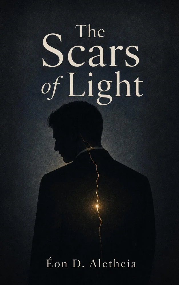 The Scars of Light — current cover by Éon D. Aletheia